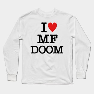 I <3 MF DOOM Long Sleeve T-Shirt